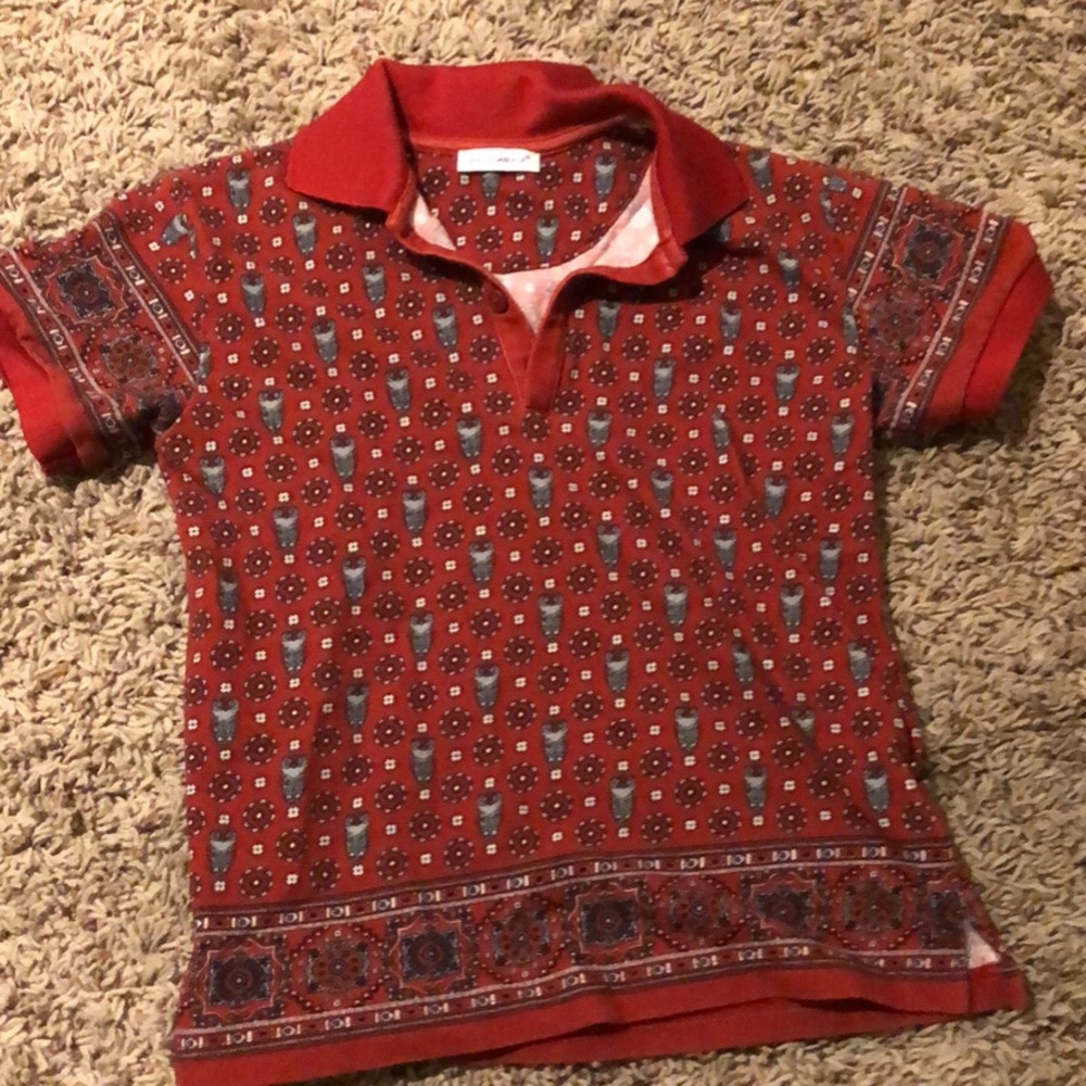 BOYS Authentic Dolce & Gabbana Red Polo Size 5